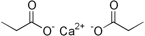Calcium propanoate chemical structure