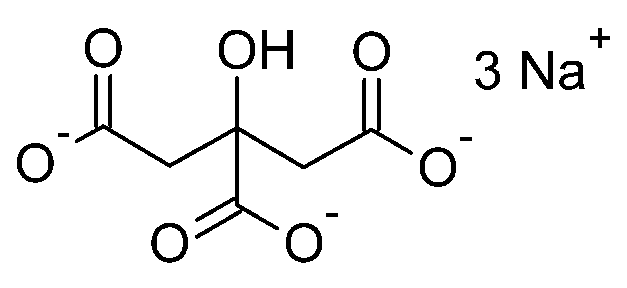 Sodium citrate structure