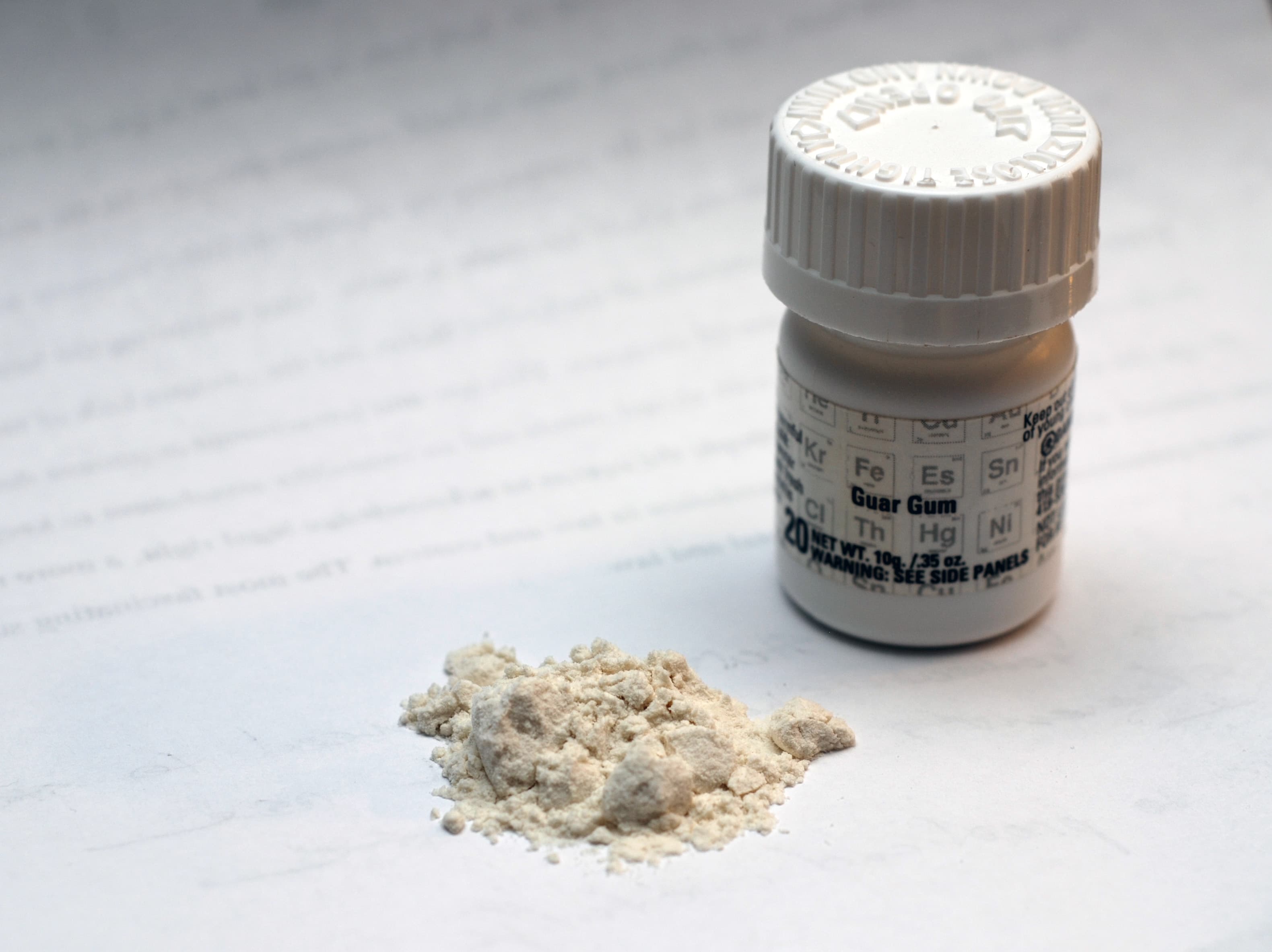 Guar gum powder