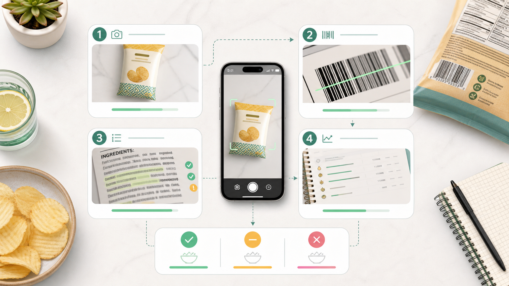 AI food scanner app verification framework