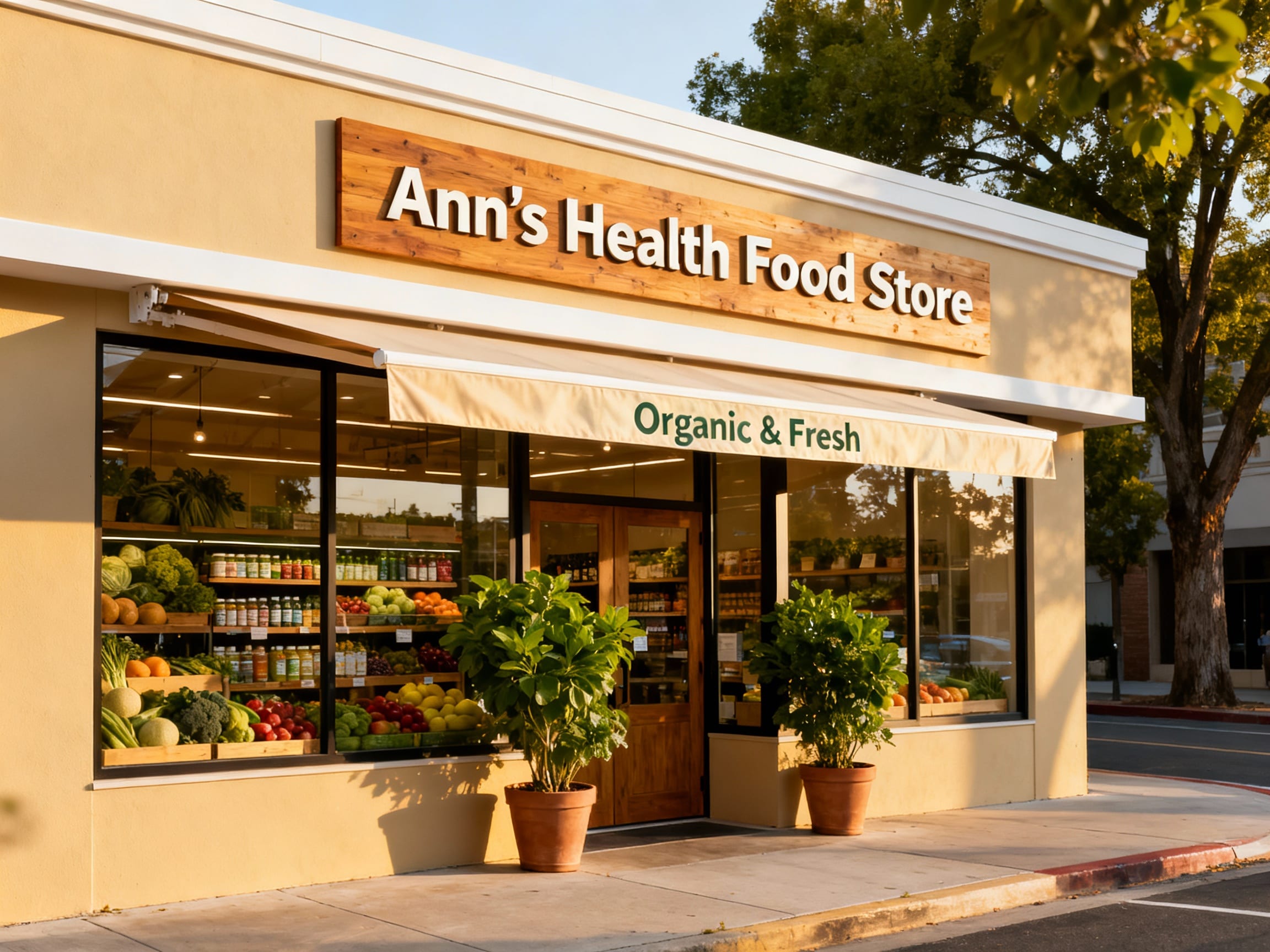 Ann's Health Food Store on Zang exterior
