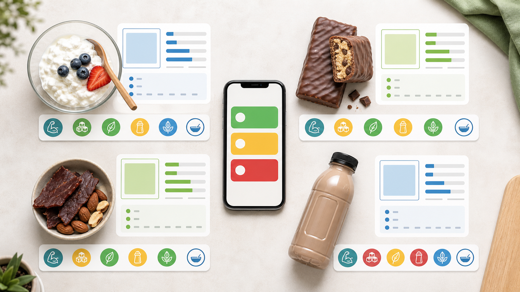 high-protein snack scan framework